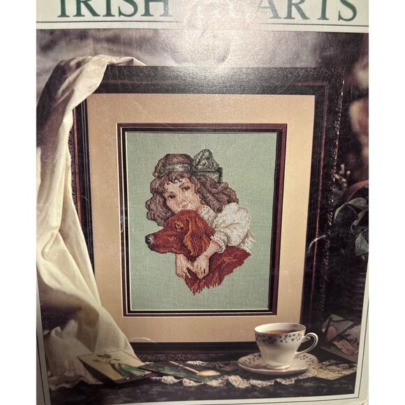 Irish Hearts Cross-Stitch Pattern Book Two Holiday Heirlooms By Leisure Arts - Picture 2 of 3